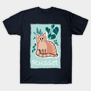 Russet the chonky orange cat T-Shirt